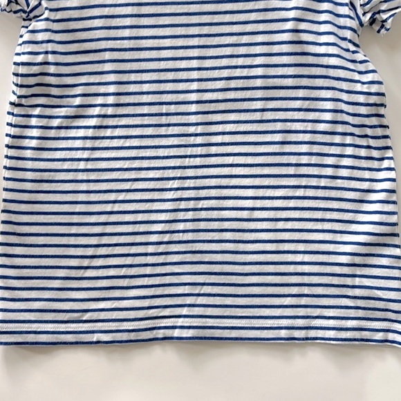 Girls J. Crew Crewcuts Striped Shorts Sleeve Tee - Picture 4 of 5